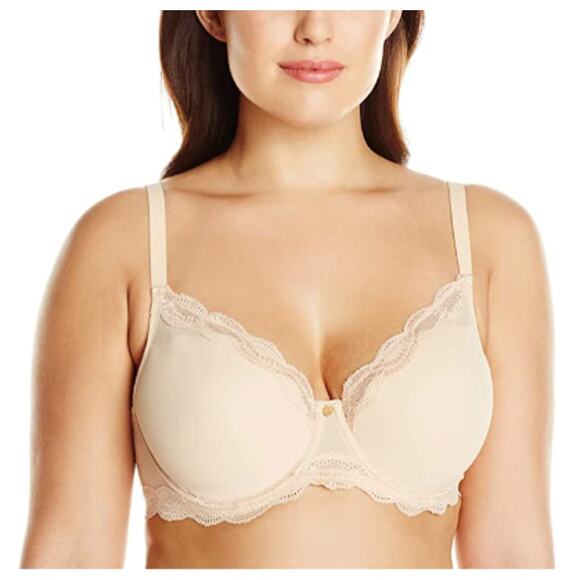 NATORI Pure Allure Full Figure Contour Bra in Nude // 34DD - Picture 1 of 9